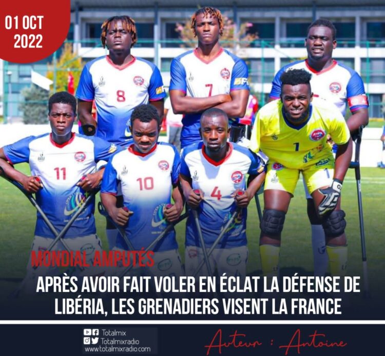 MONDIAL AMPUTÉ : FRANCE VS HAÏTI, LES GRENADIERS VEULENT CONTINUER SUR LEUR LANCÉE