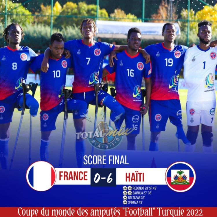MONDIAL AMPUTÉ : LES FRANÇAIS HUMILIÉS, TORTURÉS ET BATTUS PAR LES HAÏTIENS