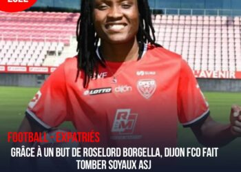 FOOT – EXPATRIÉS /FRANCE : SERVICE MINIMUM POUR DIJON FCO GRÂCE À UN BUT DE ROSELORD BORGELLA 