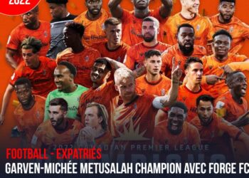 FOOT – EXPATRIÉS/CANADA : L’ÉQUIPE DE GARVEN-MICHÉE METUSALAH, LE FORGE FC SACRÉ POUR UNE TROISIÈME FOIS