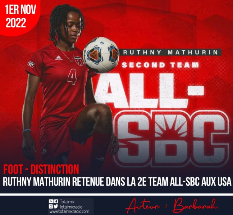 FOOT – EXPATRIÉS/ USA : UNE NOUVELLE DISTINCTION COLLECTIVE HONORIFIQUE POUR RUTHNY MATHURIN