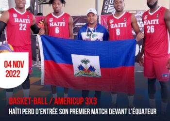 BASKET-BALL / AMERICUP 3X3 : HAÏTI PERD D&rsquo;ENTRÉE SON PREMIER MATCH DEVANT L&rsquo;ÉQUATEUR