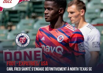 FOOT – EXPATRIÉS/ USA : CARL FRED SAINTÉ S&rsquo;ENGAGE DÉFINITIVEMENT À NORTH TEXAS SC