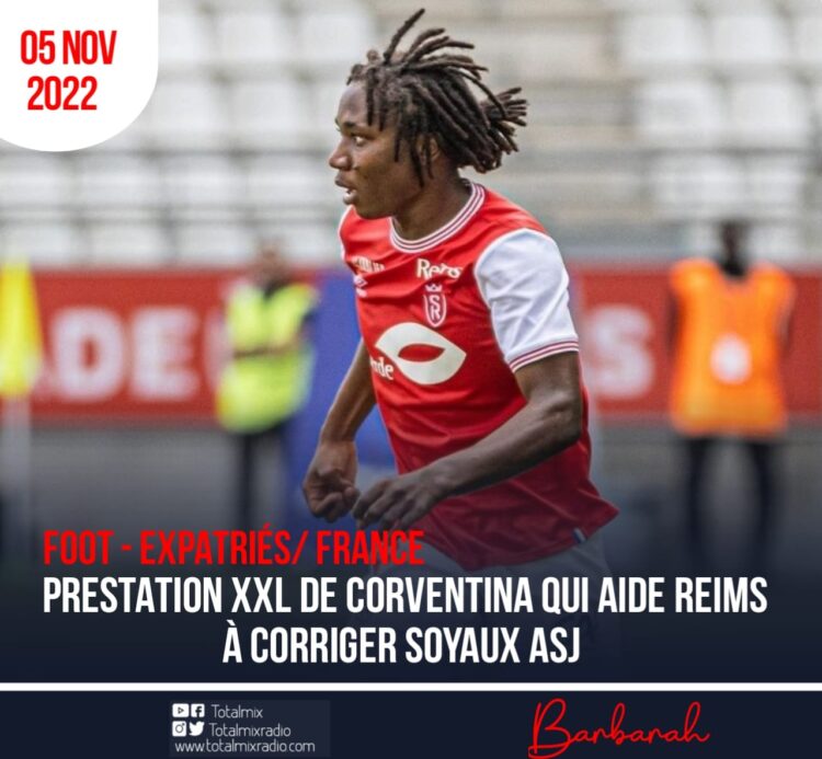 FOOT – EXPATRIÉS/ FRANCE : PRESTATION XXL DE CORVENTINA QUI AIDE REIMS À CORRIGER SOYAUX ASJ