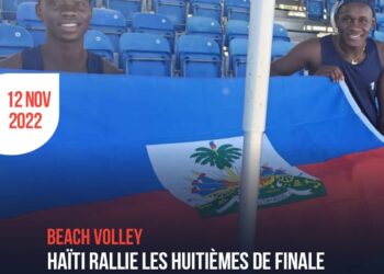 BEACH VOLLEY : HAÏTI RALLIE LES HUITIÈMES DE FINALE