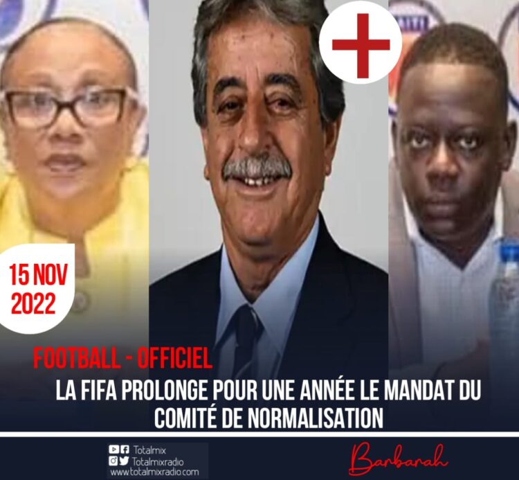 FOOTBALL – OFFICIEL : LA FIFA PROLONGE POUR UNE ANNÉE LE MANDAT DU COMITÉ DE NORMALISATION