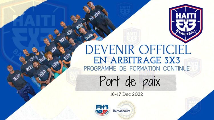 BASKET-BALL 3X3 : UNE FORMATION EN ARBITRAGE À PORT DE PAIX !