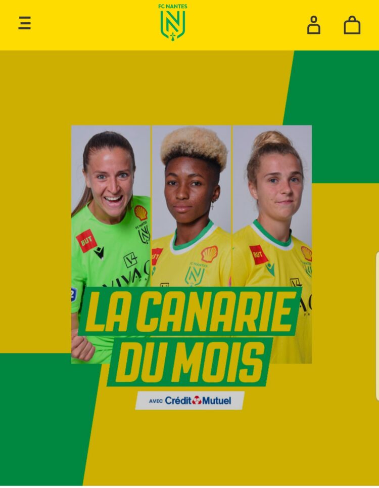 FOOTBALL : ROSELINE ELOISSAINT CANDIDATE POUR ÊTRE LA JOUEUSE DU MOIS EN FRANCE