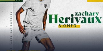 FOOT – TRANSFERTS : ZACHARY HERIVAUX SIGNE À TAMPA BAY ROWDIES