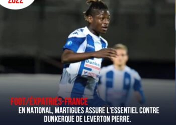 FOOT – ÉXPATRIÉS / FRANCE : MARTIGUES S’IMPOSE SUR LE STRICT MINIMUM FACE À DUNKERQUE