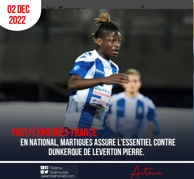 FOOT – ÉXPATRIÉS / FRANCE : MARTIGUES S’IMPOSE SUR LE STRICT MINIMUM FACE À DUNKERQUE