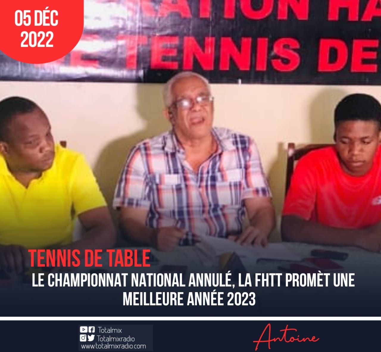 TENNIS DE TABLE : ANNULATION DU CHAMPIONNAT NATIONAL
