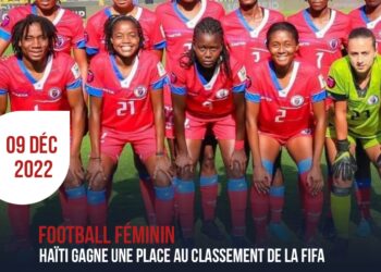FOOTBALL FÉMININ : HAÏTI GAGNE UNE PLACE AU CLASSEMENT DE LA FIFA
