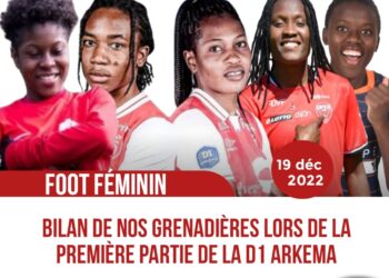 FOOT FÉMININ : BILAN DE NOS GRENADIÈRES LORS DE LA PREMIÈRE PARTIE DE LA D1 ARKEMA