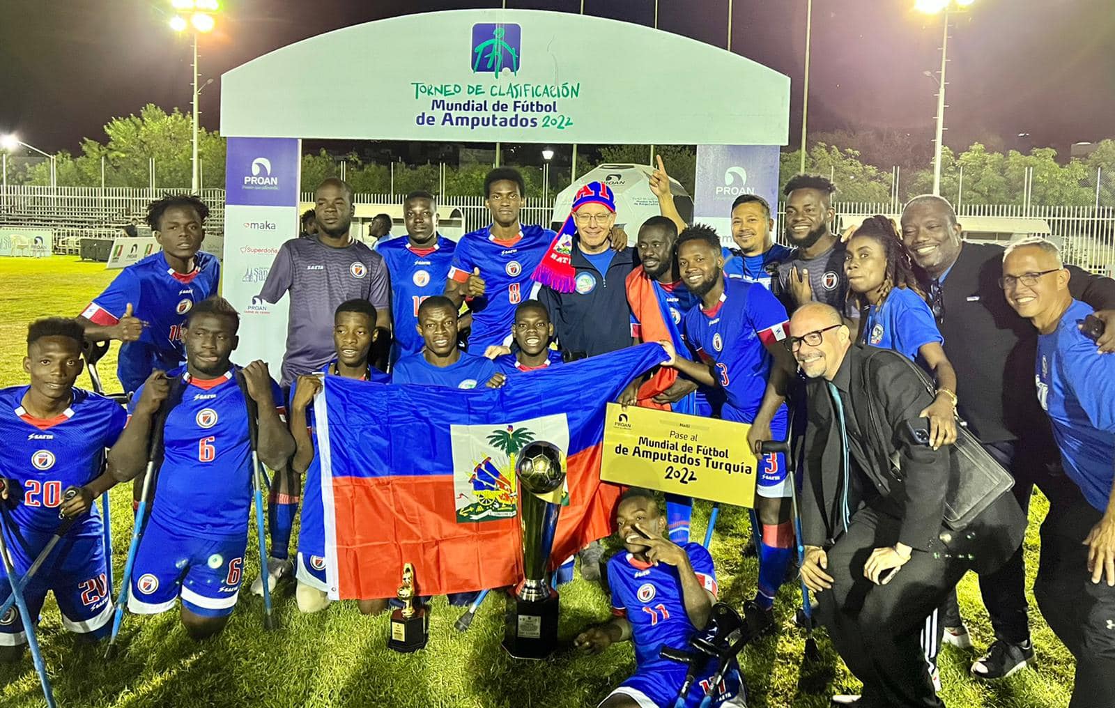 BILAN 2022 : HAÏTI SUR LE TOIT DE LA CONCACAF GRÂCE À LA SÉLECTION DE FOOTBALL DES AMPUTÉS