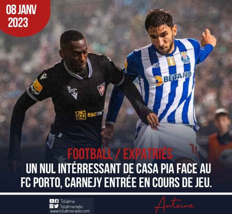 FOOT – ÉXPATRIÉS : PAS DE VAINQUEUR ENTRE FC PORTO ET CASA PIA