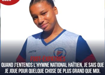 FOOTBALL : CLAIRE CONSTANT GLORIFIE HAÏTI