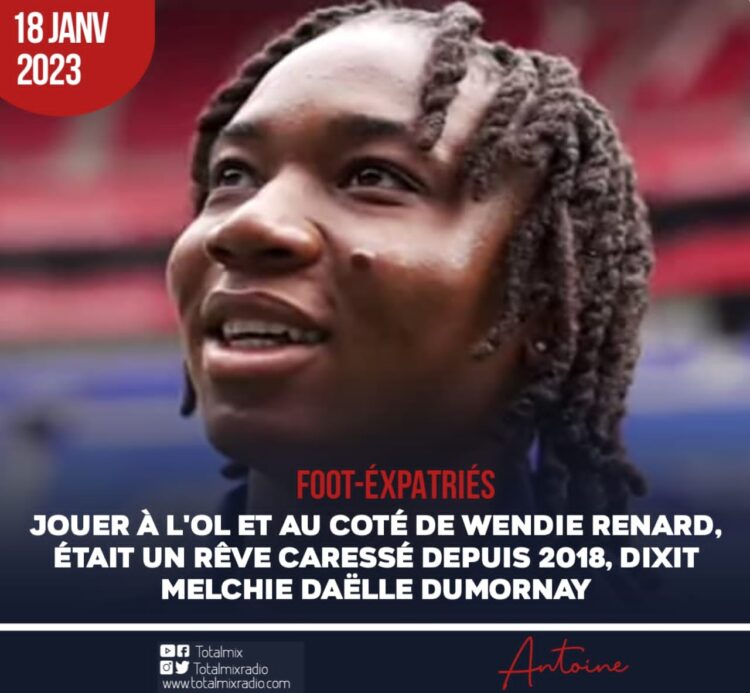 INTERVIEW – OL : MELCHIE DUMORNAY DÉVOILE SES AMBITIONS, SON ENVIE ET ÉVOQUE SES OBJECTIFS