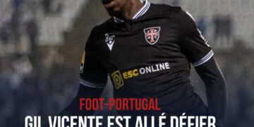 FOOTBALL – PORTUGAL : GIL VICENTE DOMINE LE CASA PIA AC ET CARNEJY ANTOINE