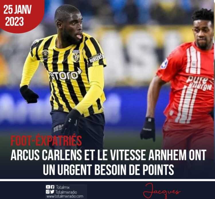 VITESSE ARNHEM : AVEC CARLENS ARCUS, LES JAUNE ET NOIR N’ONT PRIS QU’UN POINT !