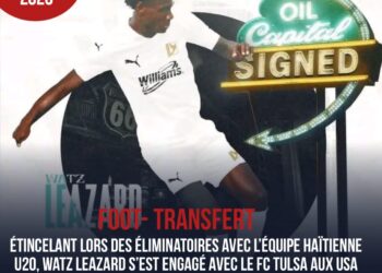 FOOT – TRANSFERTS : OFFICIEL, WATZ LEAZARD REJOINT LE FC TULSA !