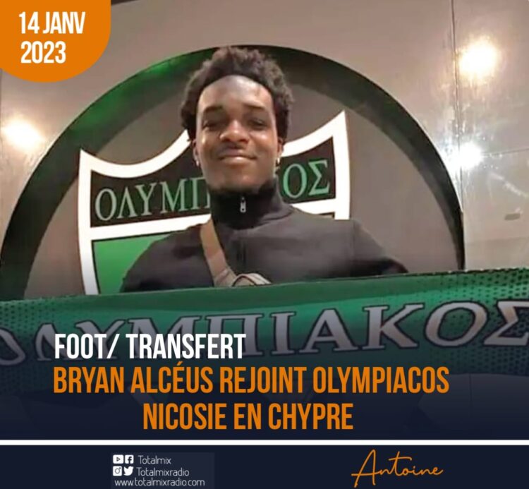 OLYMPIAKOS NICOSIA : LE GRENADIER BRYAN ALCÉUS A CHANGÉ D’AIR