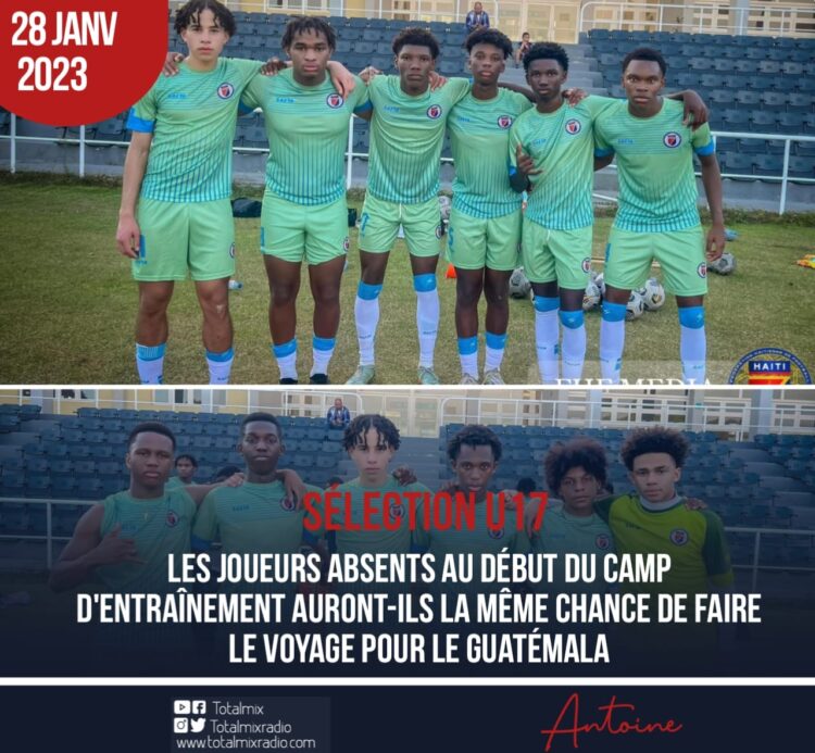 SÉLECTION U17 : LE CAMP D’ENTRAÎNEMENT PREND FORME EN RÉPUBLIQUE DOMINICAINE