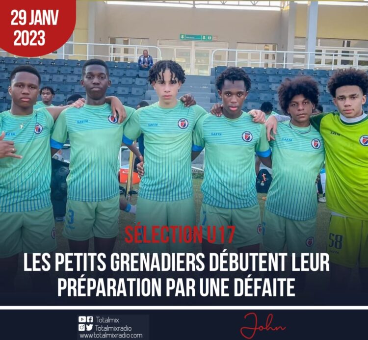 SÉLECTION U-17 : PREMIER MATCH AMICAL PERDU, L’ÉQUIPE HAÏTIENNE POURSUIT SA PRÉPARATION