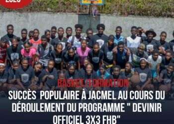 BASKET/FORMATION : « DEVENIR OFFICIEL 3X3 FHB »  LES JEUNES DE JACMEL SALUENT CETTE DÉMARCHE