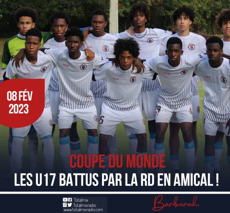 FOOTBALL : LES U17 BATTUS PAR LA RD EN AMICAL !