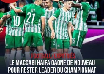FOOTBALL – ISRAËL : MACCABI HAIFA DE FRANTZDY PIERROT RENOUE À LA VICTOIRE