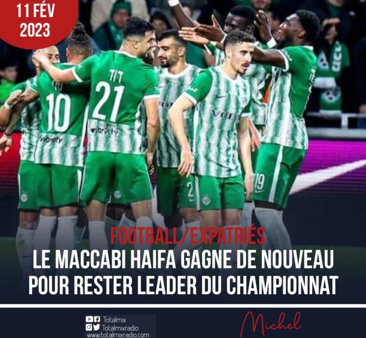 FOOTBALL – ISRAËL : MACCABI HAIFA DE FRANTZDY PIERROT RENOUE À LA VICTOIRE