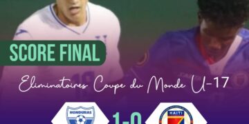 CONCACAF U17 : HAÏTI S&rsquo;INCLINE FACE À HONDURAS !