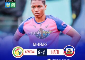 CDM 2023 – BARRAGES : HAÏTI VS SÉNÉGAL (1-0), MI-TEMPS !