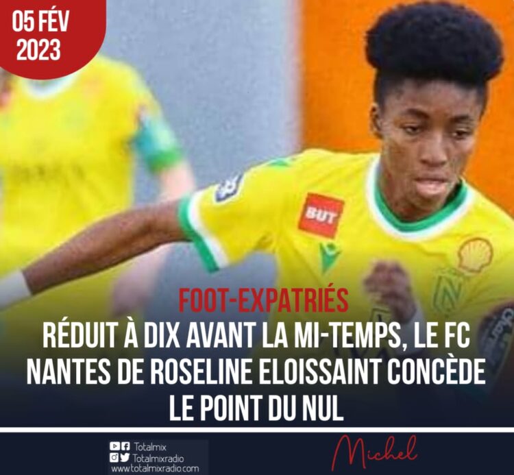 FOOTBALL – FRANCE : LE FC NANTES CONCÈDE LE POINT DU NUL À DOMICILE