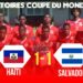 CONCACAF CHAMPIONSHIP U17 : NUL ENTRE HAÏTI ET LE SALVADOR À LA MI-TEMPS