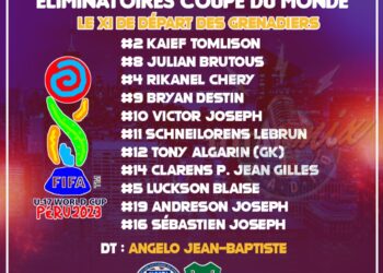 CONCACAF U17 : HAÏTI VS SURINAME, LE XI DE DÉPART DES GRENADIERS !