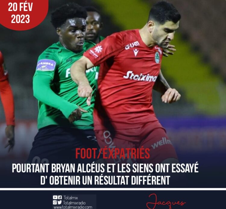 FOOT-EXPATRIÉS – BRYAN ALCEUS ET L’ OLYMPIAKOS NICOSIE REPRENNENT LES HABITUDES DE LA DÉFAITE