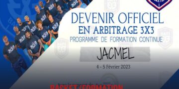 BASKET – FORMATION  « DEVENIR OFFICIEL 3X3 FHB », LE PROGRAMME AURA LIEU À LA VILLE DE JACMEL