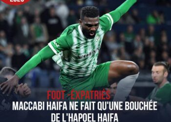 FOOTBALL-ISRAËL : LE MACCABI HAIFA DOMPTE FACILEMENT HAPOEL HAIFA DANS LE DERBY