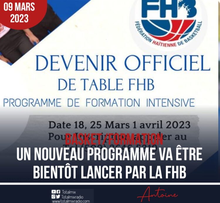 BASKET-BALL : LANCEMENT PAR LA FHB D’UN PROGRAMME DE FORMATION INTENSIVE POUR LES OFFICIELS DE TABLE