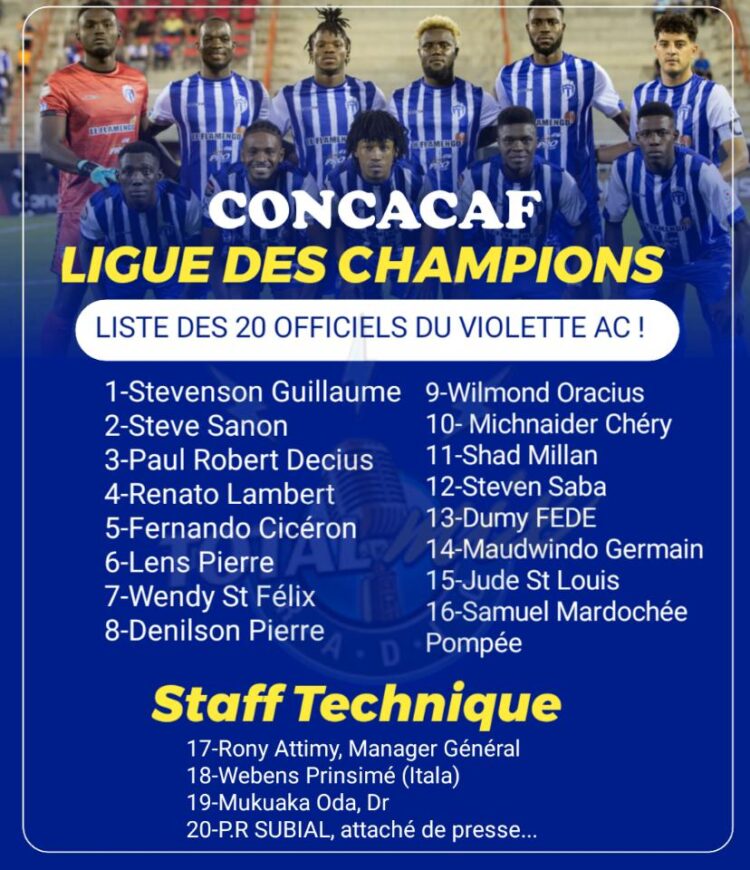 LDC CONCACAF : AVEC UN GROUPE RÉDUIT, LE VIOLETTE AC JOUE GROS FACE À L’AUSTIN FC !