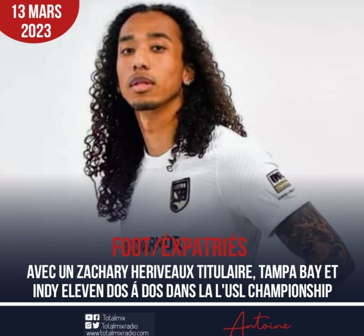 FOOT/ÉXPATRIÉS : INDY ELEVEN SAUVE UN NUL IN EXTREMIS FACE À TAMPA BAY DE ZACHARY HERIVEAUX.