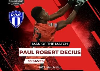 LDC CONCACAF : ROBERT PAUL DÉCIUS, DÉSIGNÉ HOMME DU MATCH !