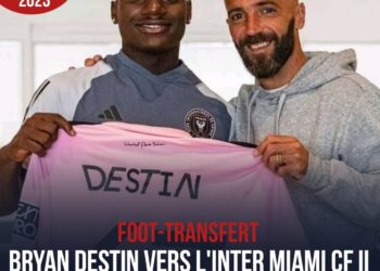 FOOT-EXPATRIÉS : BRYAN DESTIN AGRANDIT L’EFFECTIF DE L’INTER MIAMI CF II