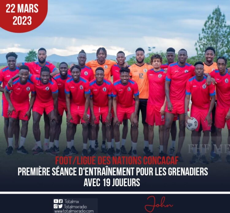 LIGUE DES NATIONS DE LA CONCACAF / PRÉPARATION POUR LES GRENADIERS SUR LE TERRAIN DU CLUB CLASSIC