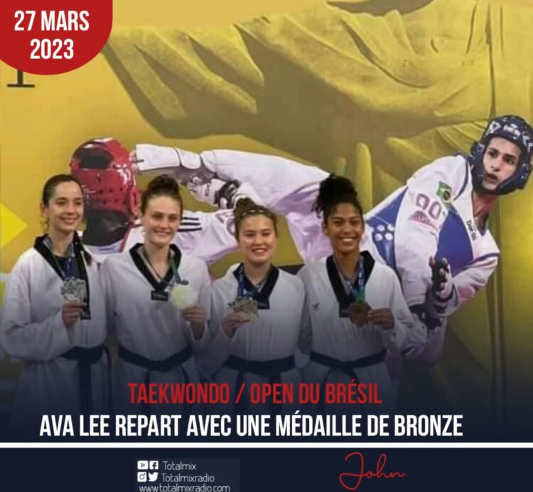 TAEKWONDO / OPEN DU BRÉSIL : AVA SOON LEE MÉDAILLÉE EN BRONZE