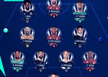 FOOT EXPATRIÉ: DANLEY JEAN JACQUES DANS DANS LE ONZE DE LA SEMAINE