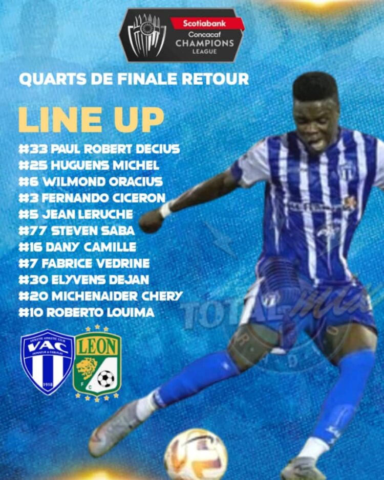 LDC CONCACAF : LE XI DE DÉPART DU VIOLETTE AC !