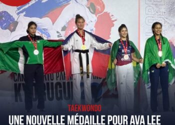 TAEKWONDO : UNE NOUVELLE MÉDAILLE POUR AVA LEE